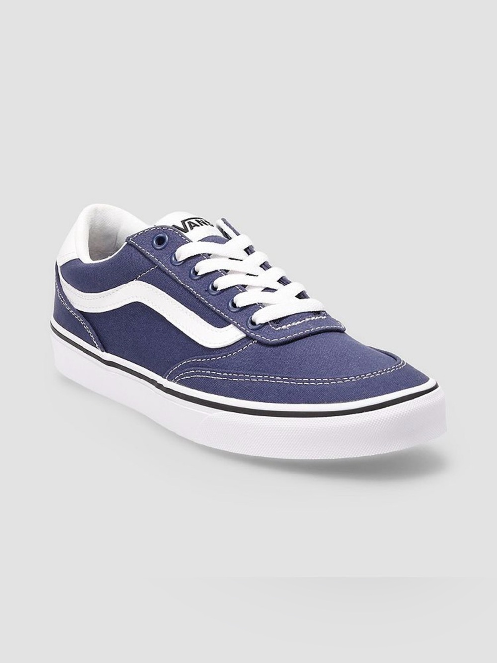 Vans Old Skool Canvas Sneakers in Navy and White